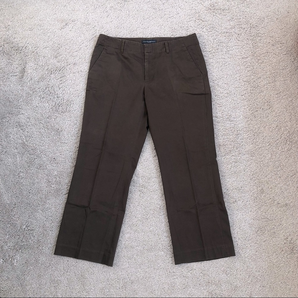 Banana Republic Brown Martin Fit Crops